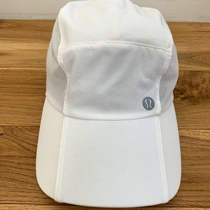 Lululemon Fast and Free Running Hat Elite White